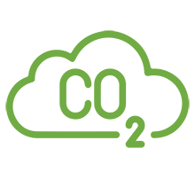 CO2 emission icon